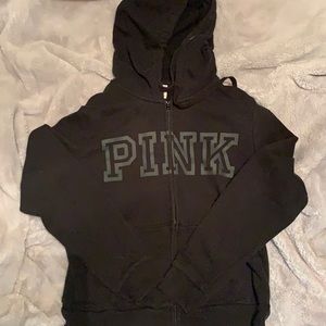 Pink zip up